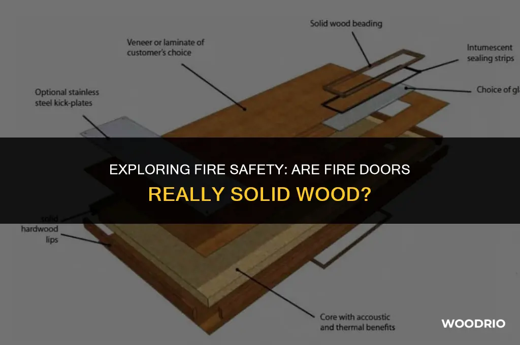 are fire doors solid wood