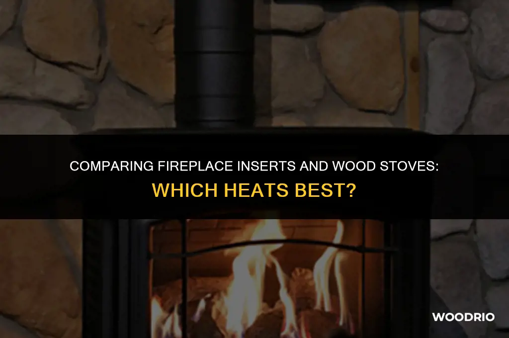 are fireplace insert as good as wood stove