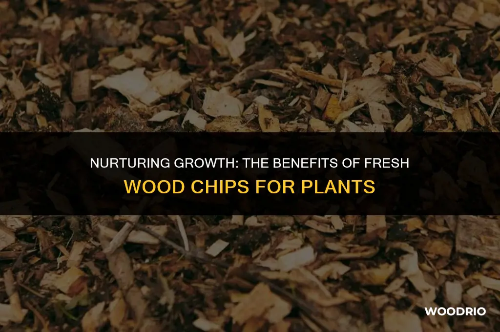 are freash wood chips good for plants
