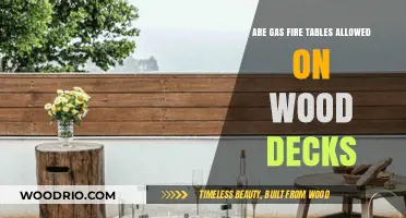 Can You Safely Use Gas Fire Tables on Wood Decks?