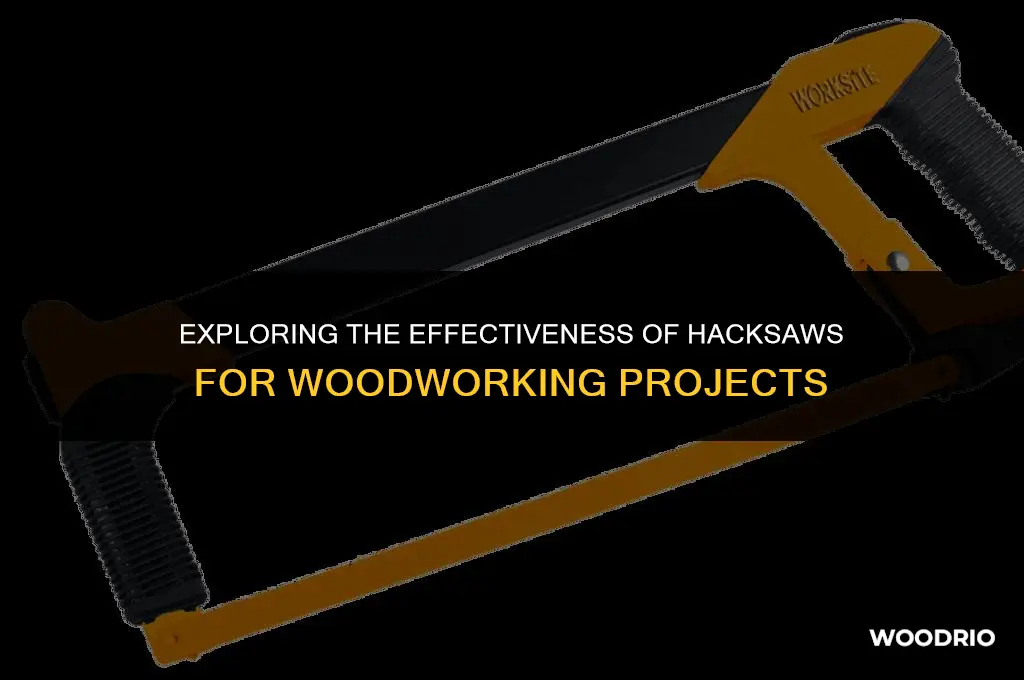 are hacksaws good for wood