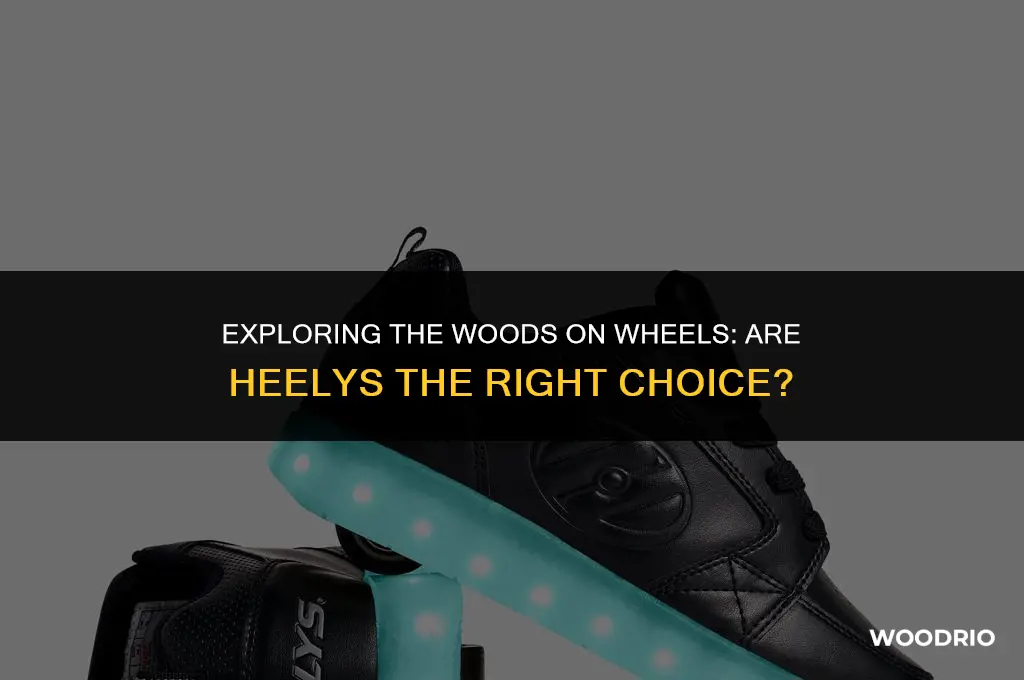 are heelys good for the woods