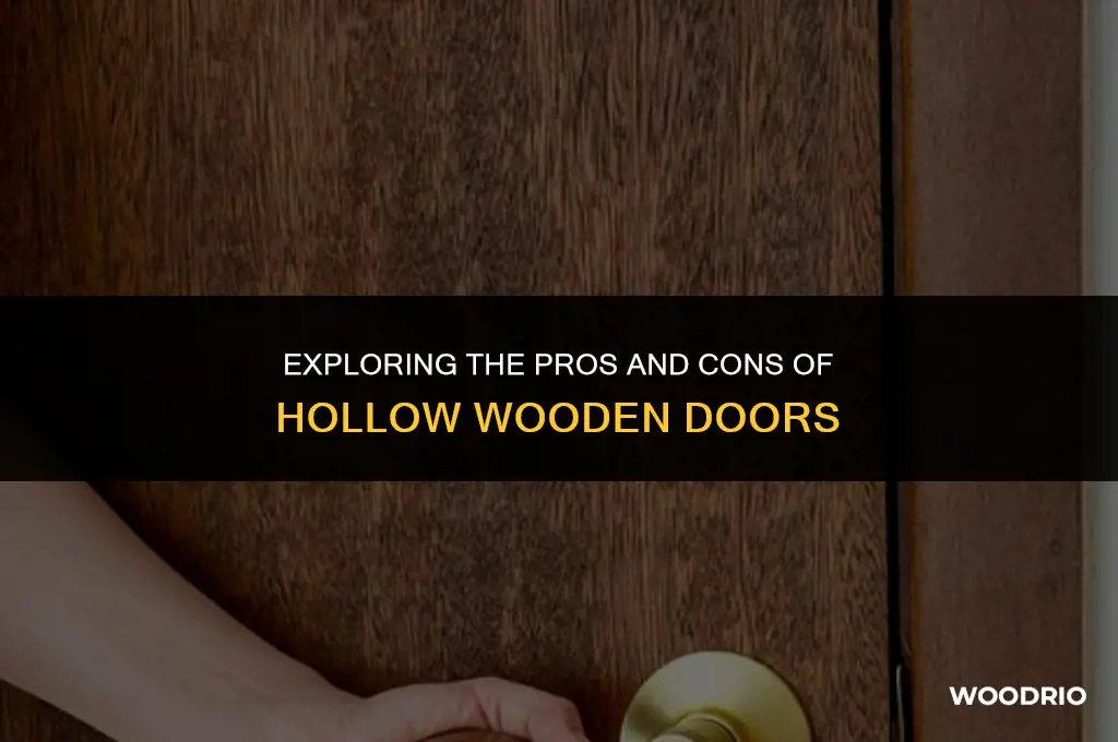 are hollow doors wood