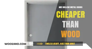 Comparing Costs: Hollow Metal vs. Wooden Doors - Which is Cheaper?
