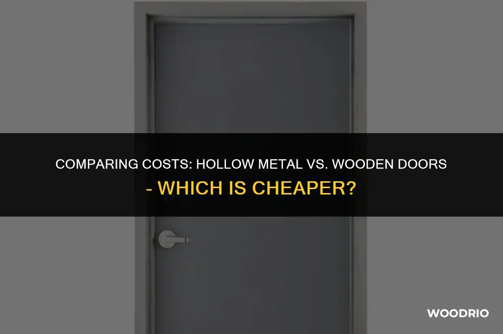 are hollow metal doors cheaper than wood