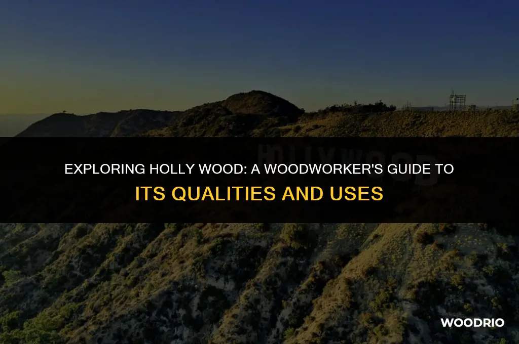 are holly tree a good wood for woodworking