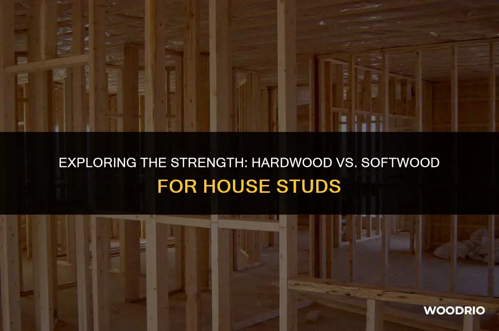 are house studs made with hard or soft wood