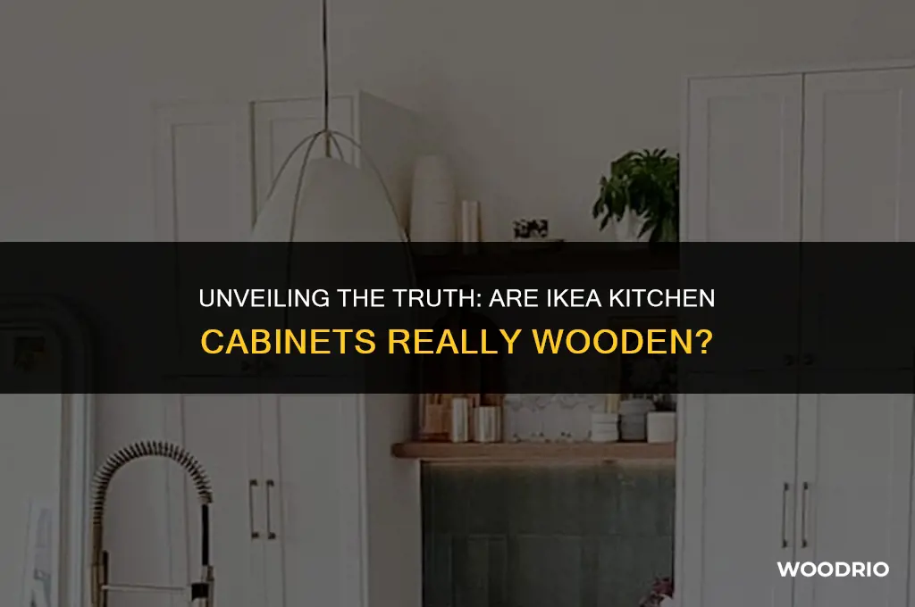 are ikea kitchen cabinets made of wood