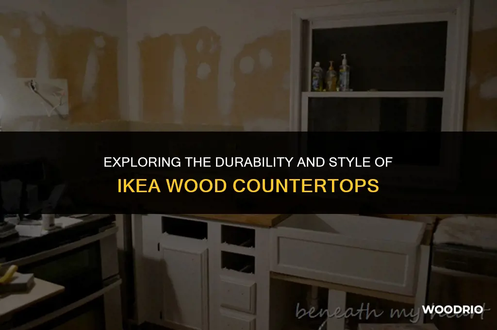 are ikea wood countertops good