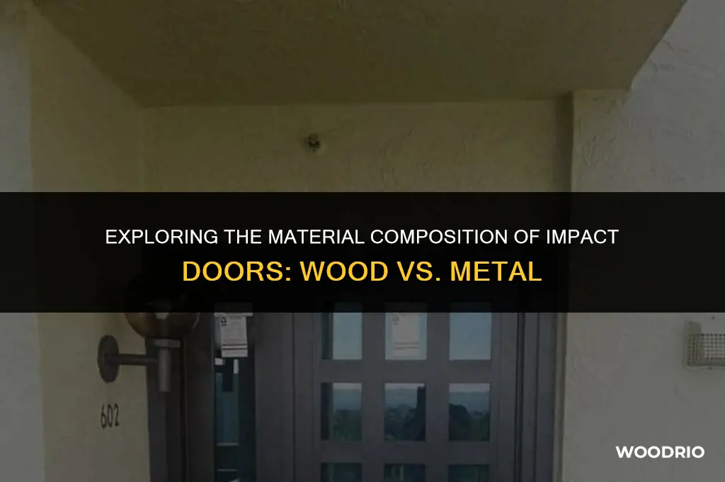 are impact doors made of wood or metal
