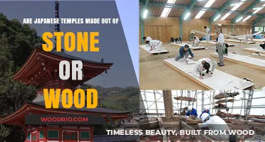 Exploring the Ancient Craftsmanship: Stone vs. Wood in Japanese Temples