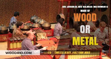 Exploring the Sonic Craft: Javanese and Balinese Instruments Unveiled