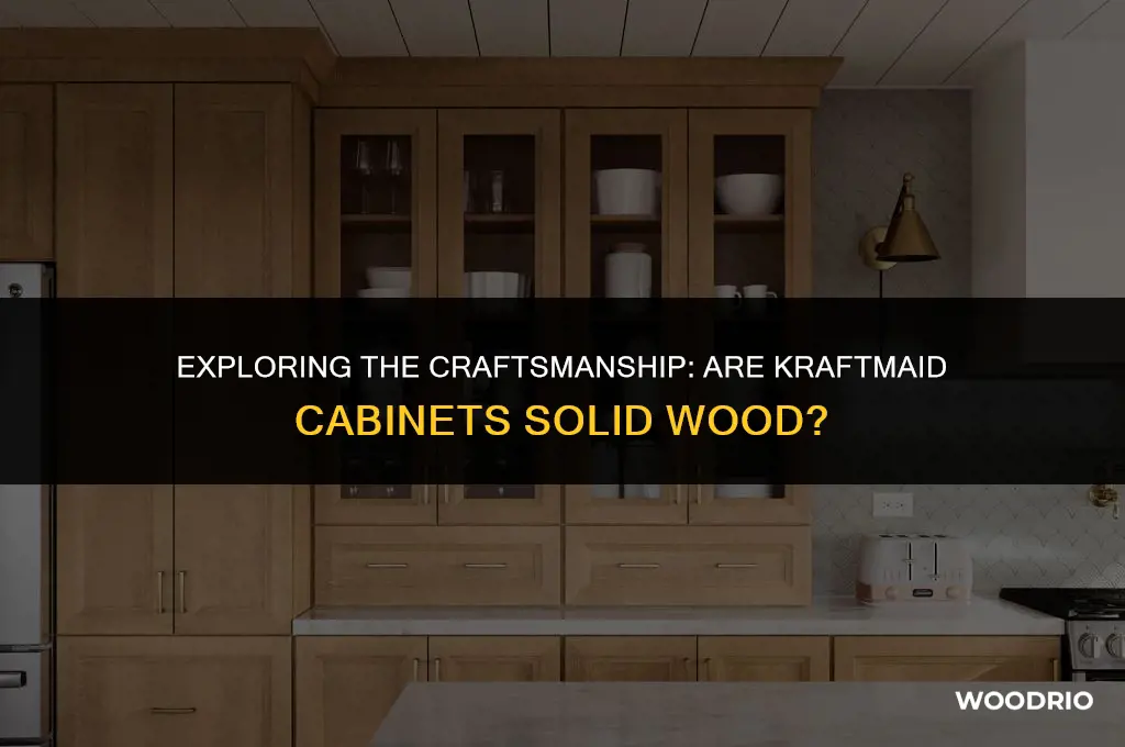 are kraftmaid cabinets made of wood