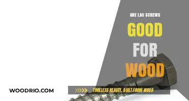 Exploring the Pros and Cons of Lag Screws for Woodworking Projects