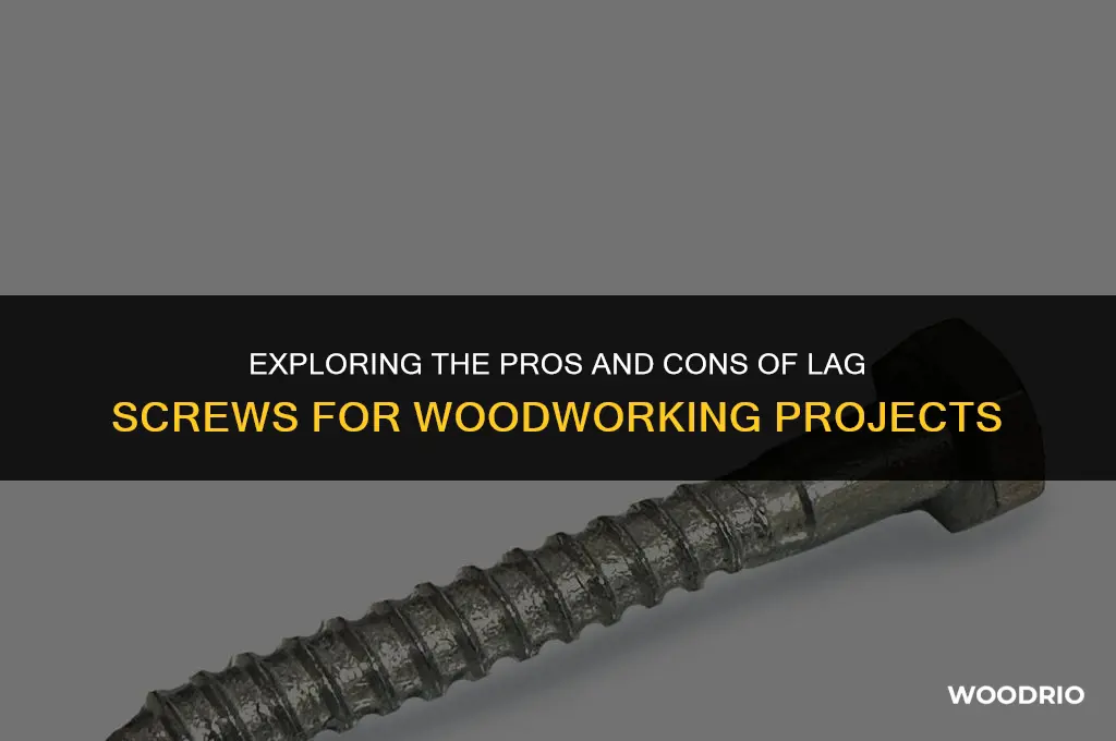 are lag screws good for wood
