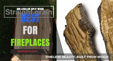 Fireplace Fuel Debate: Logs vs. Split Wood - Which Burns Better?