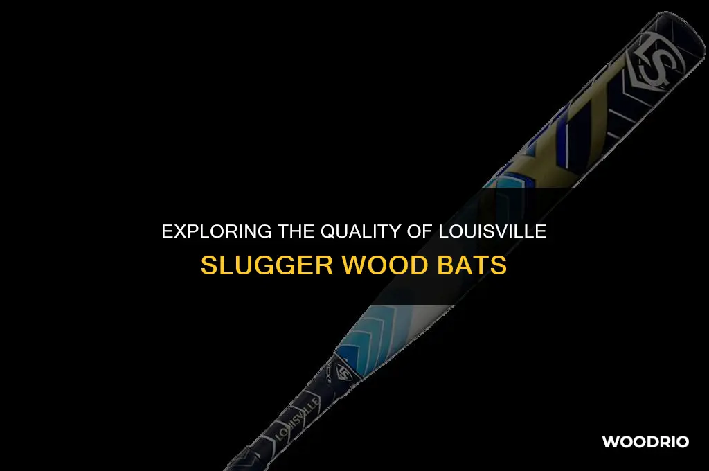 are louisville slugger wood bats good