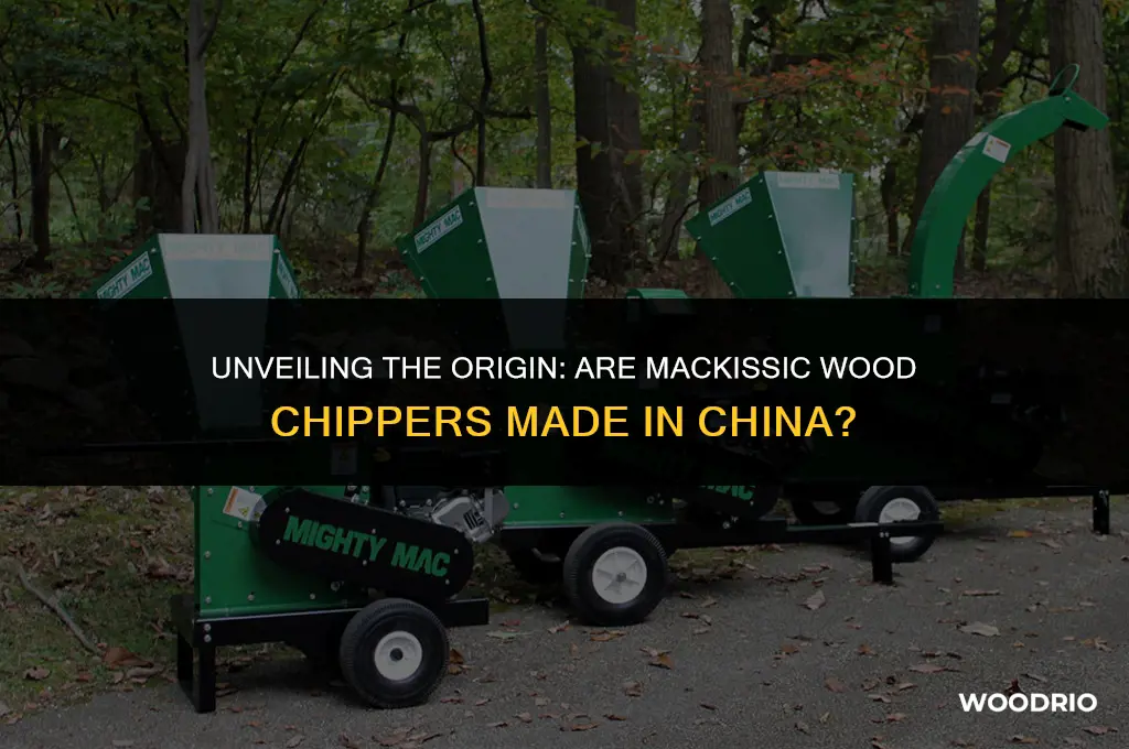are mackissic wood chippers made in china