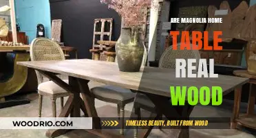 Are Magnolia Home Tables Real Wood? Unveiling the Truth Behind the Material