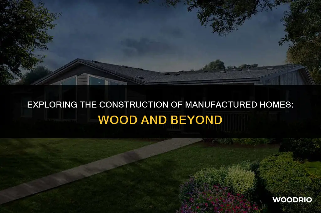 are manufactured homes made of wood