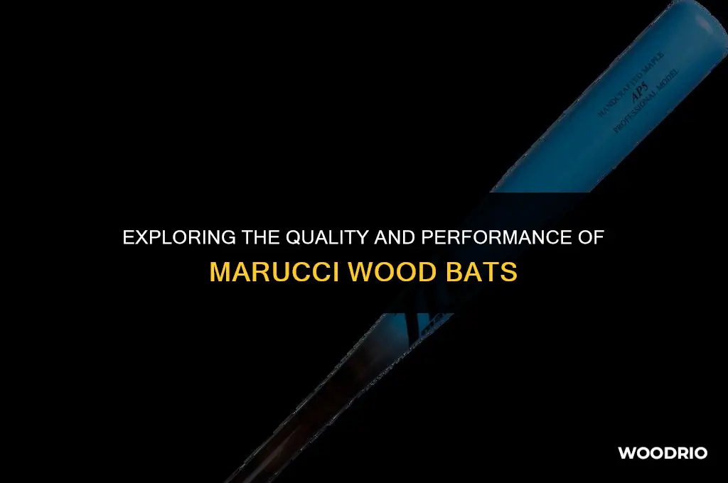 are marucci wood bats good