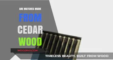 Exploring the Myth: Are Matches Really Made from Cedar Wood?