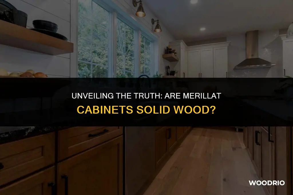 are merillat cabinets made of solid wood
