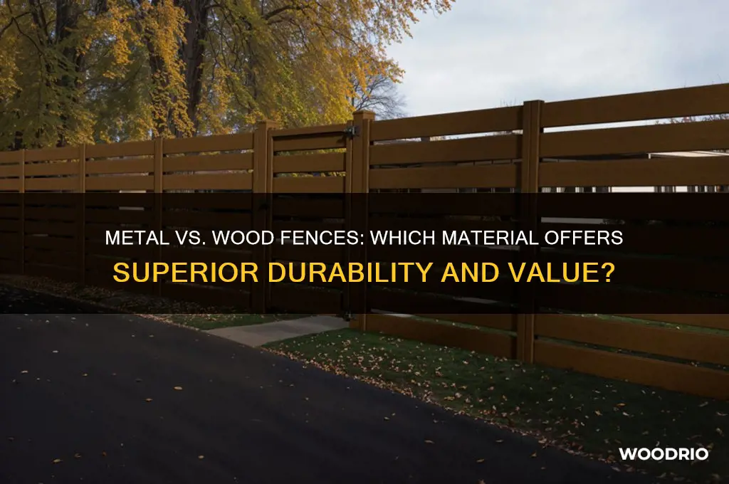 are metal fences better than wood