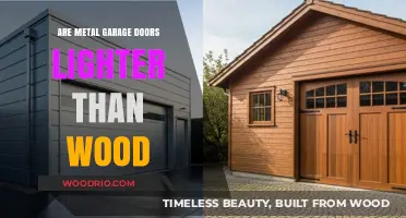 Comparing Metal and Wood Garage Doors: Which is Lighter?