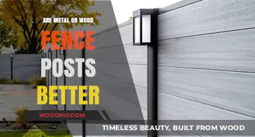 Metal vs. Wood Fence Posts: Which Material Suits Your Needs Best?
