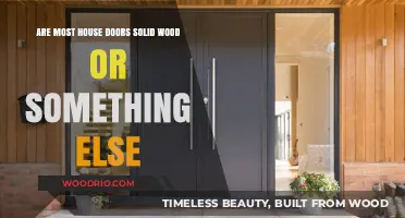 Exploring the Truth: Are Most House Doors Solid Wood or Not?