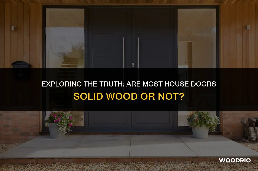 are most house doors solid wood or something else