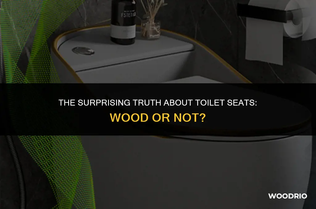 are most toilet seats made of wood