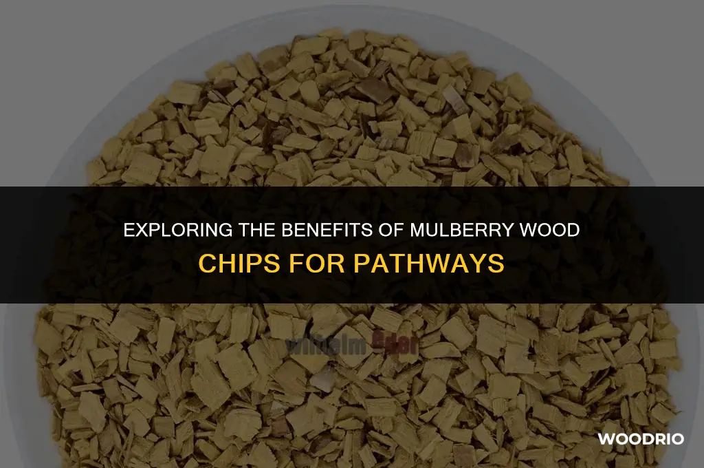 are mulberry wood chips any good for paths
