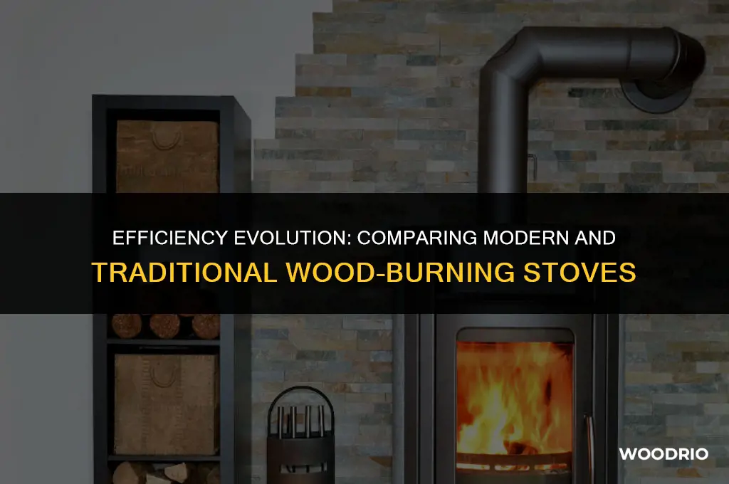 are newer wood burning stoves more efficient than older stoves
