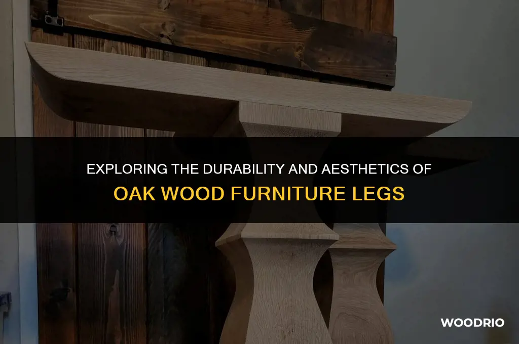 are oak wood legs good