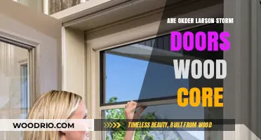 Exploring the Durability of Larson Storm Doors with Wood Core