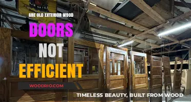 Exploring the Inefficiency of Aging Exterior Wood Doors