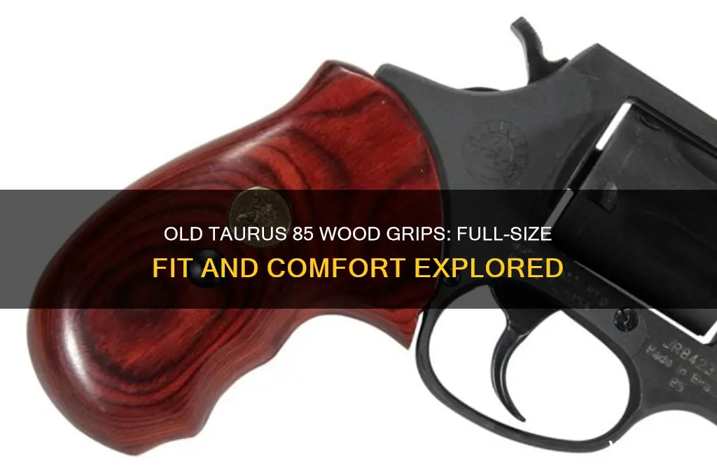 are old taurus 85 wood grips full size
