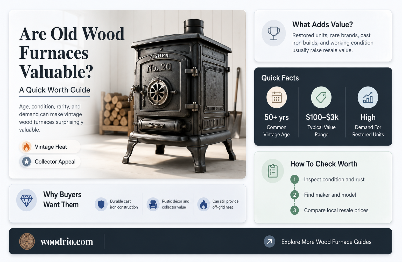 are old wood furnances worth anything