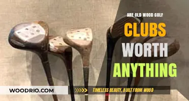 Are Vintage Wood Golf Clubs Valuable? A Collector's Guide