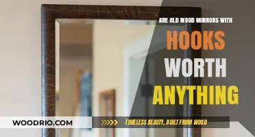 Valuing Vintage Wood Mirrors with Hooks: Are They Worth Collecting?