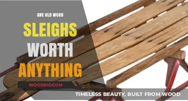 Are Vintage Wood Sleighs Valuable Collectibles or Just Nostalgic Decor?