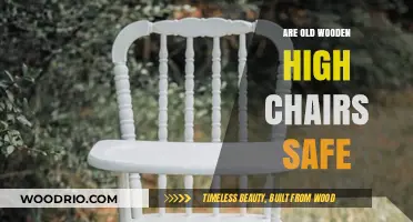 Are Vintage Wooden High Chairs Safe for Modern Toddlers?