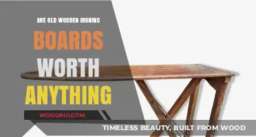 Are Vintage Wooden Ironing Boards Valuable Collectibles or Just Clutter?