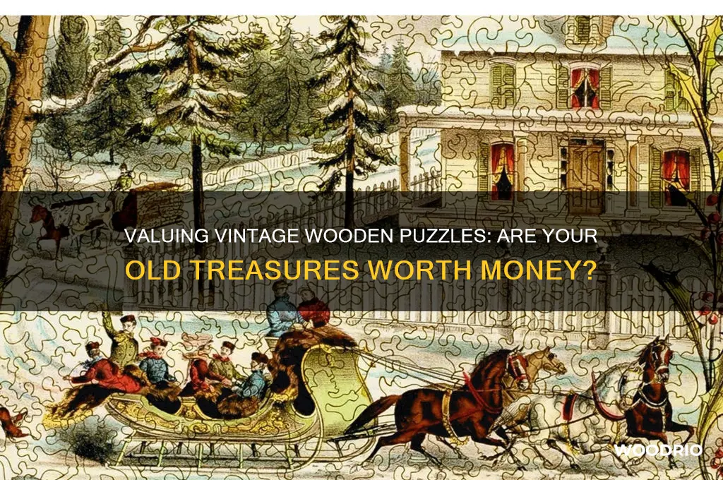 are old wooden puzzles worth anything