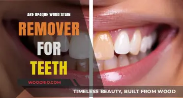 Exploring the Myth: Can Opaque Wood Stain Remover Whiten Teeth?