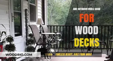 Enhancing Wood Decks: The Benefits and Drawbacks of Outdoor Rugs