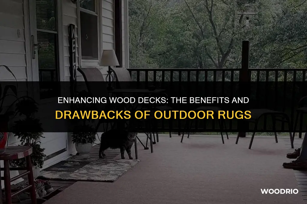 are outdoor rugs good for wood decks