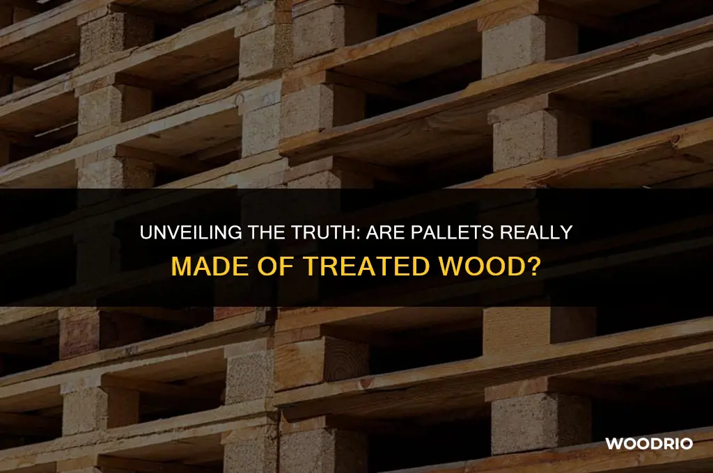 are pallets made of treated wood